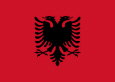 Albanie Drapeau national