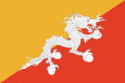 Bhútán státní vlajka